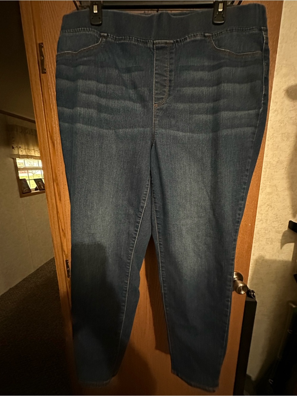 Talbots 16 Dark Blue Pull-On Jeans